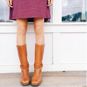 FRYE Campus 14L Boot in Banana Leather